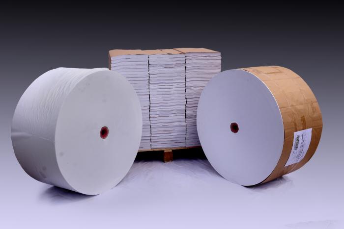 Gambar Produk WHITE PAPER. - WHITE PAPER ROLL AND SHEET - White Paper Roll and Sheet